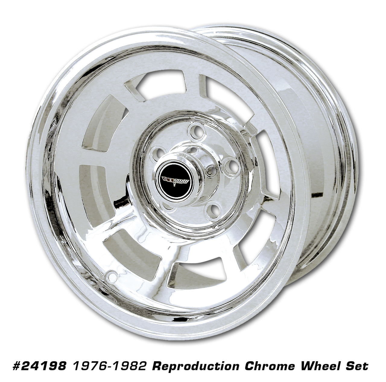 YJ8-Chrome-Plated-Aluminum-Wheel-Set-W/Hardware-24198-Corvette-Store-Online