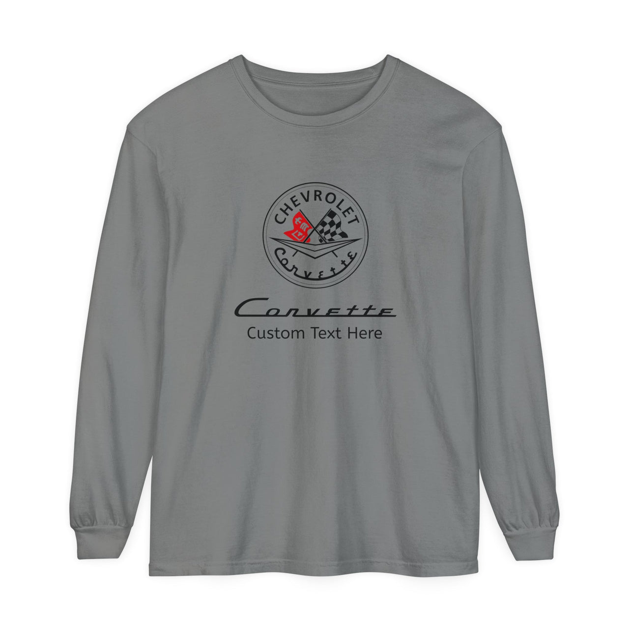 Personalized C1 Corvette Comfort Colors® Premium Long Sleeve T-Shirt, 100% Cotton