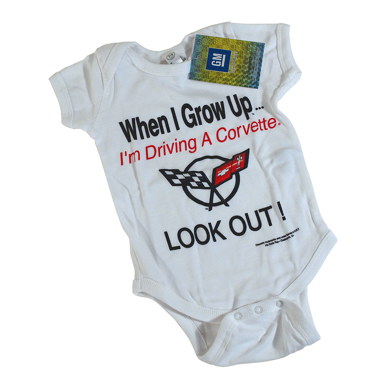 Onesie-When-I-Grow-Up-W/Logo---12month-25942-Corvette-Store-Online