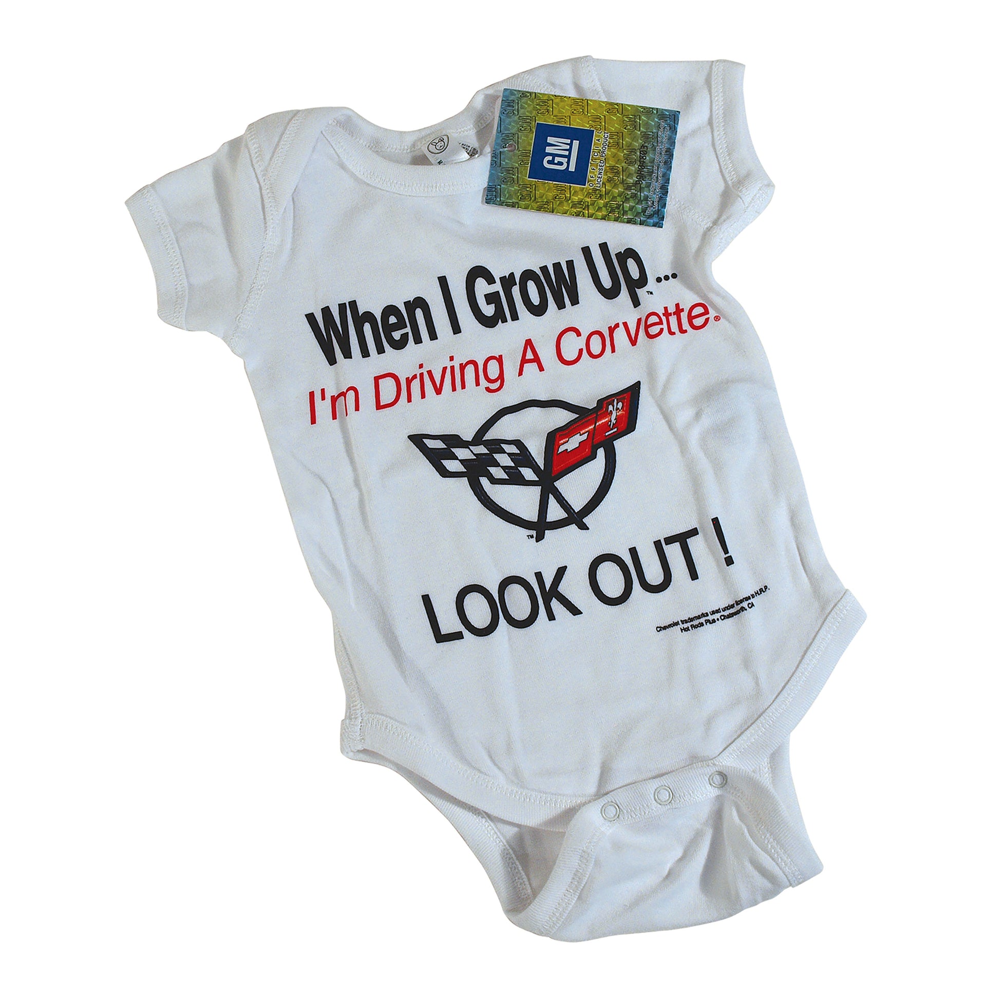 Onesie-When-I-Grow-Up-W/Logo---12month-25942-Corvette-Store-Online