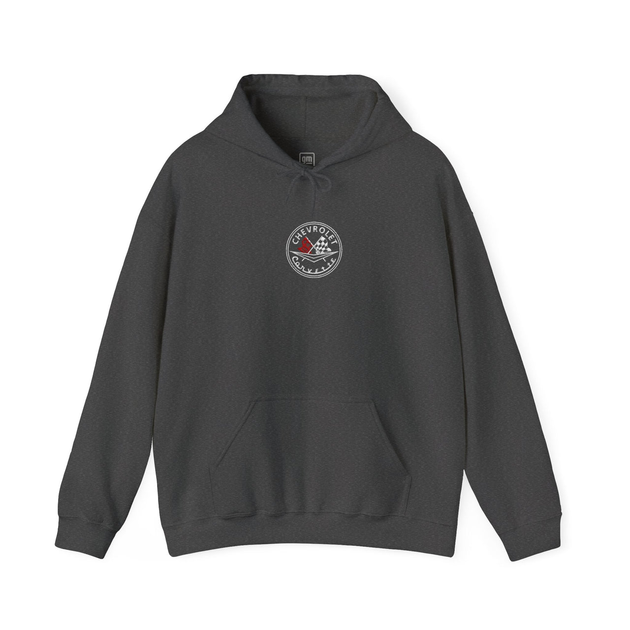 Corvette C1 Embroidered Logo Heavy Blend Hooded Sweatshirt
