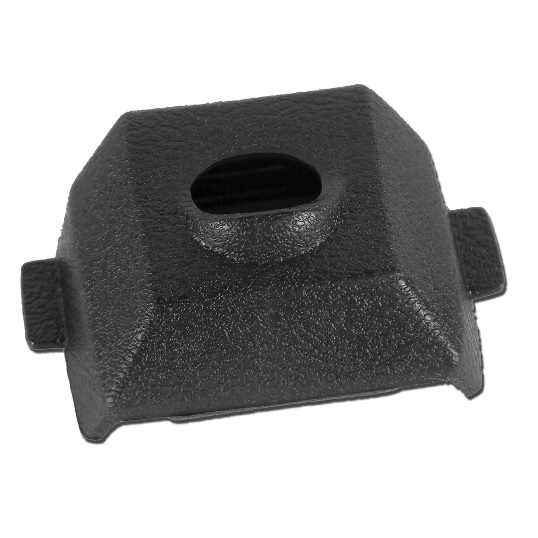 C3 1968-1976 Corvette Inside Mirror Bracket Cover Black - CA