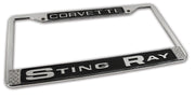 License-Plate-Frame-Stingray-Chrome-26883-Corvette-Store-Online