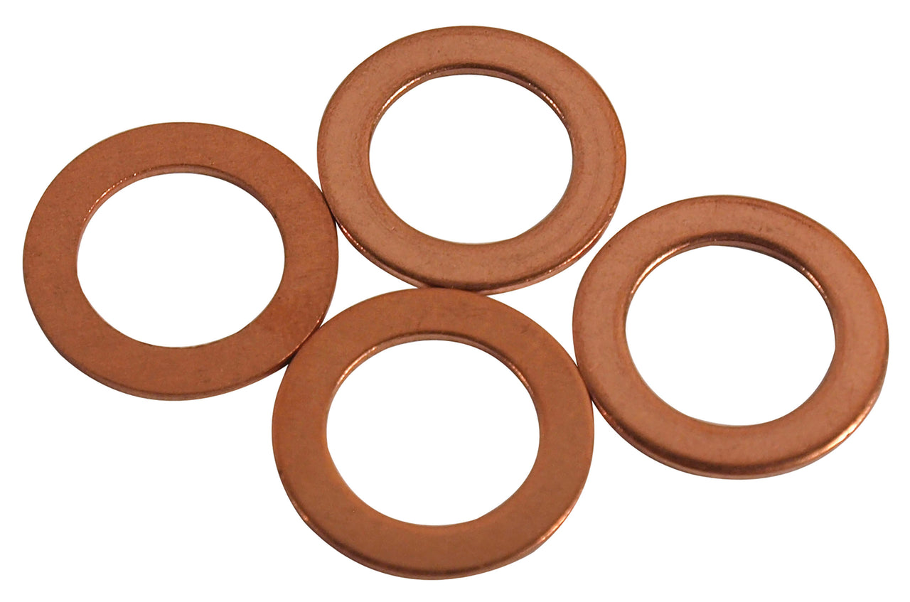 1953-1982 Corvette Brake Hose Washers. Copper 4 Piece Set - CA-27302-Corvette-Store-Online