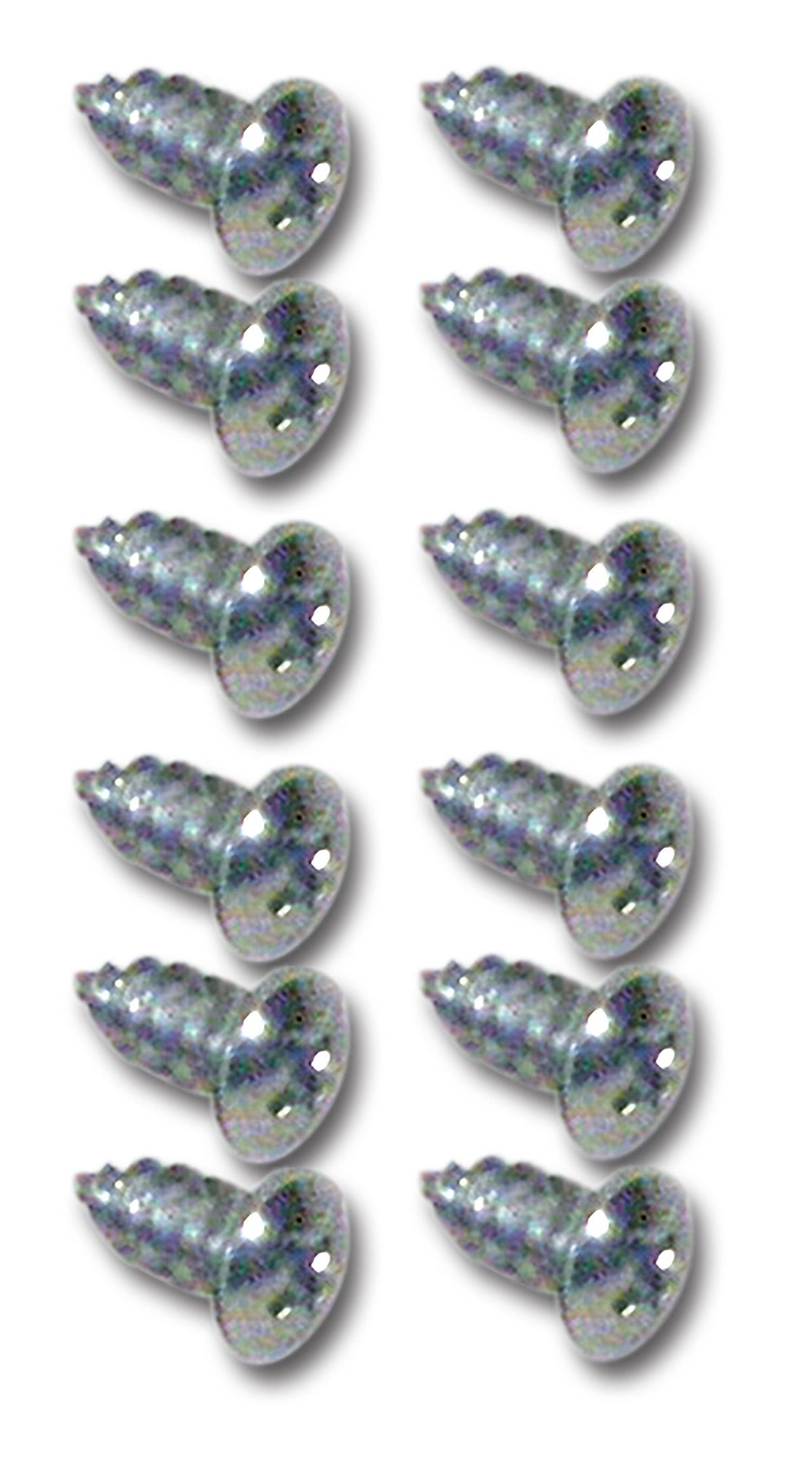 1964-1967 Corvette Windshield Lower Clip Screw Set. Convertible - CA-28395-Corvette-Store-Online