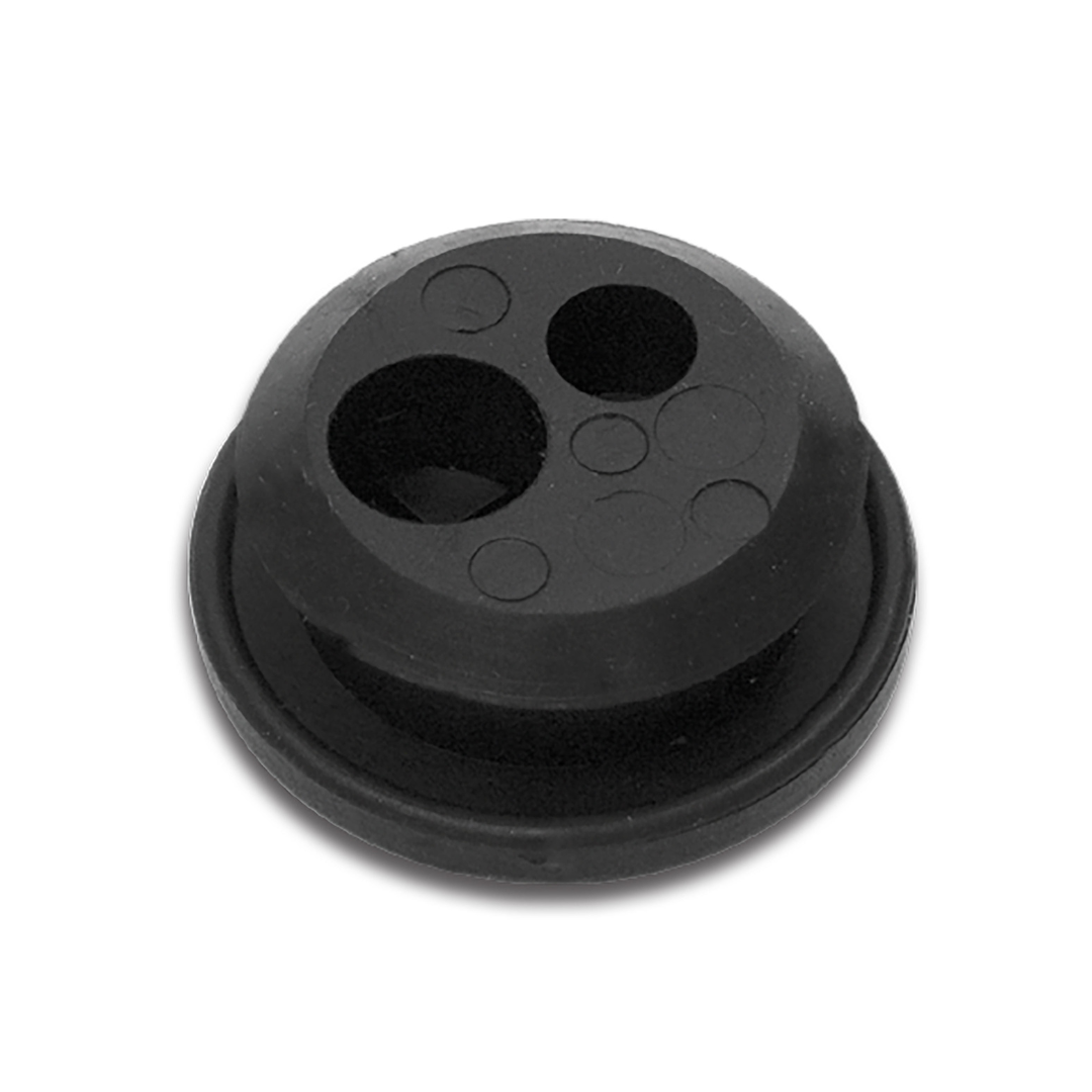 1963-1967 Corvette Antenna Cable Grommet Rear/Oil Pressure Line Grommet Firewall 2-Hole - CA