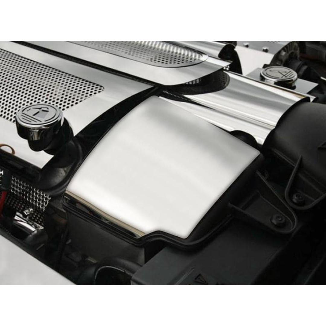 C6 Corvette LS3 Air Capacitor Cover - 2008-2013 Polished Stainless Steel