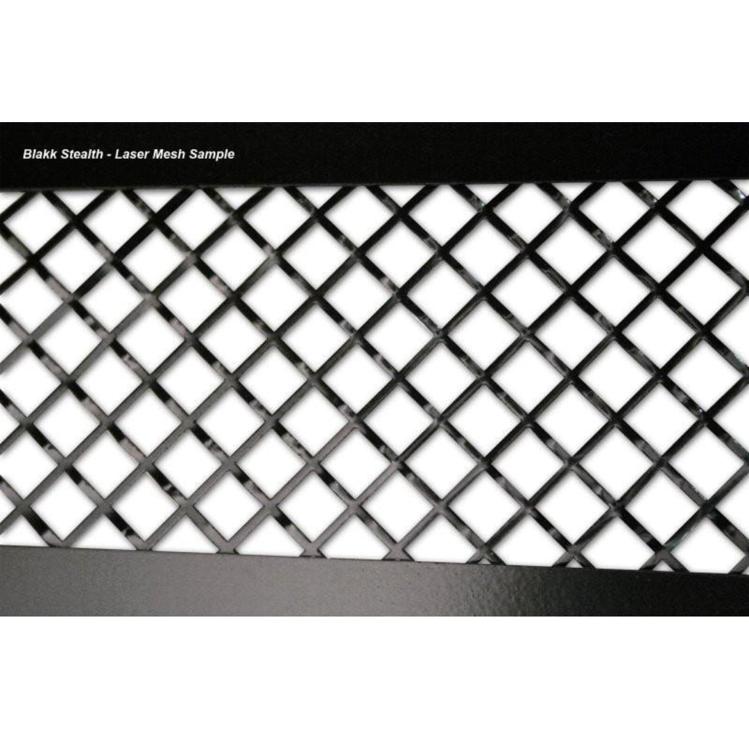 C6 Corvette Front Grill "Blakk Stealth" Laser Mesh