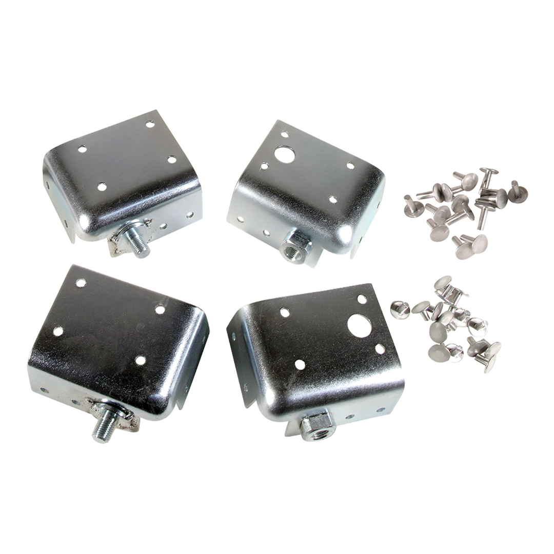 C2 1965-1967 Corvette Seat Belt Corner Reinforcements 4 Piece Set - CA