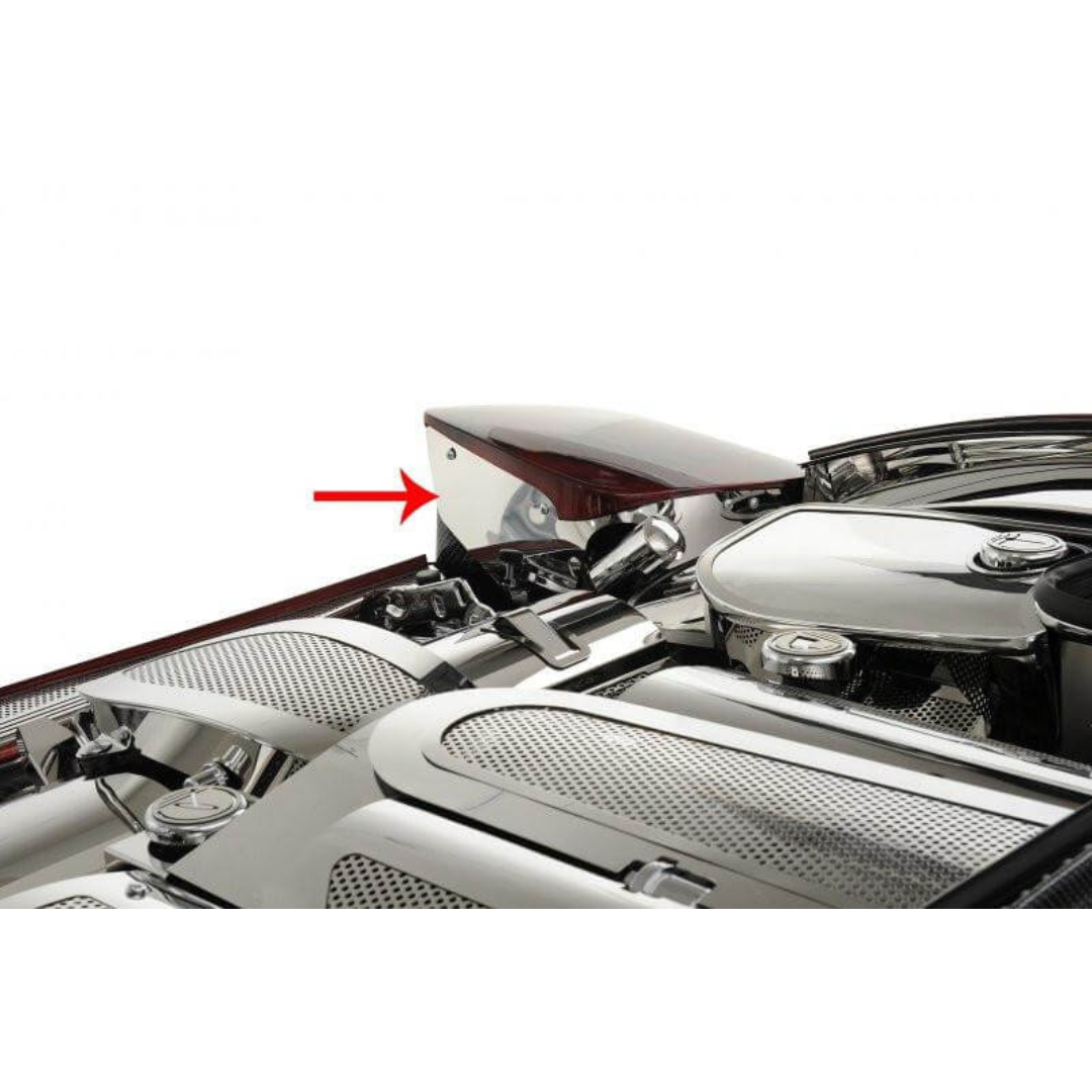 C5 Corvette Deluxe Headlight Buckets - 2Pc Polished Stainless Steel