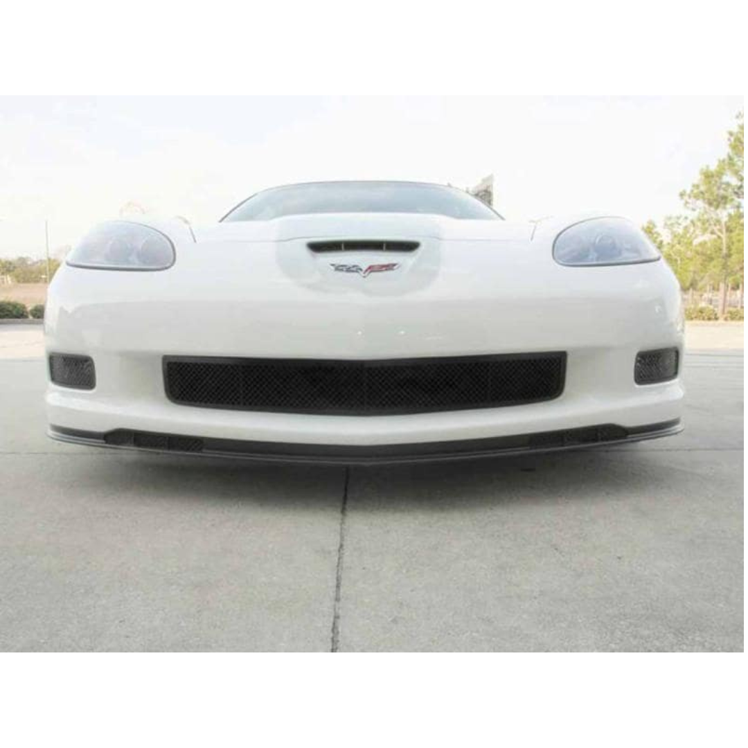 C6 Corvette Front Grill "Blakk Stealth" Laser Mesh (Z06, Grand Sport, and ZR1)