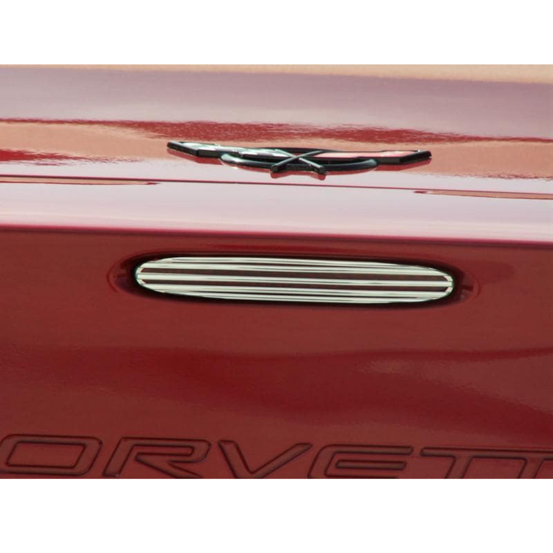 C5 Corvette 5th Brake Light Grille | Billet Style Polished Stainless Steel