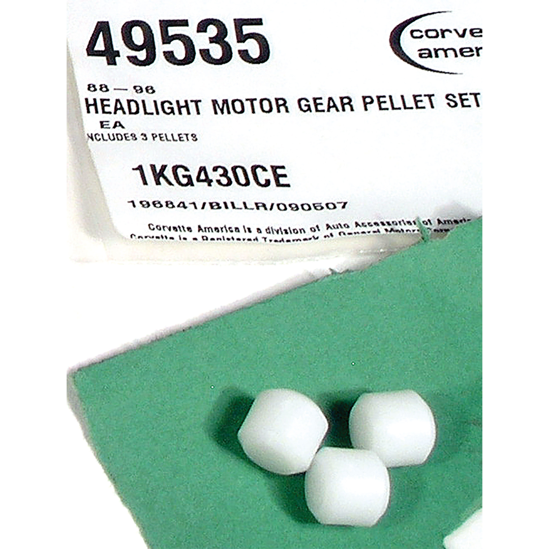 1988-1996 Corvette Headlight Motor Gear Pellet Set - CA