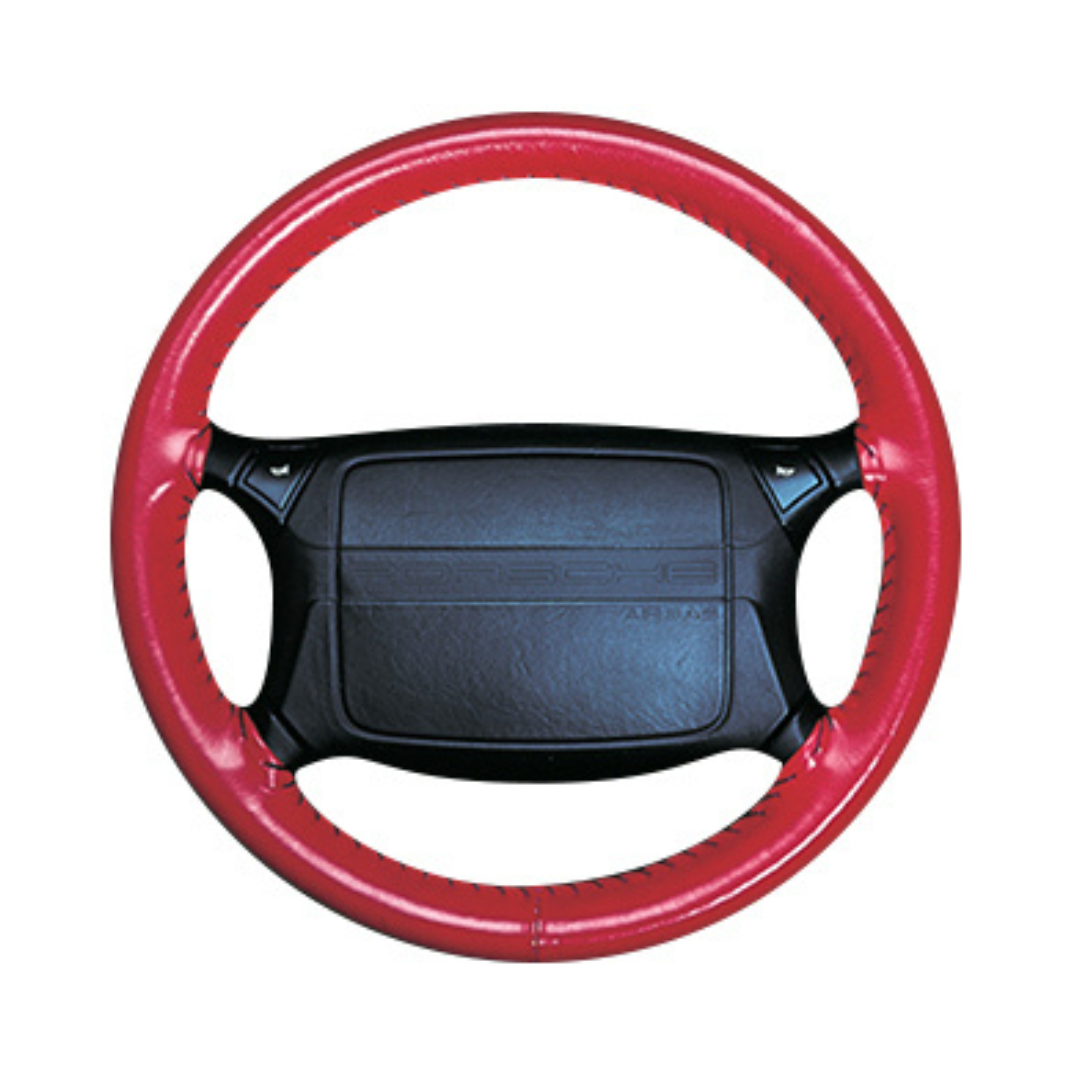 Corvette One Color Leather Steering Wheel Cover