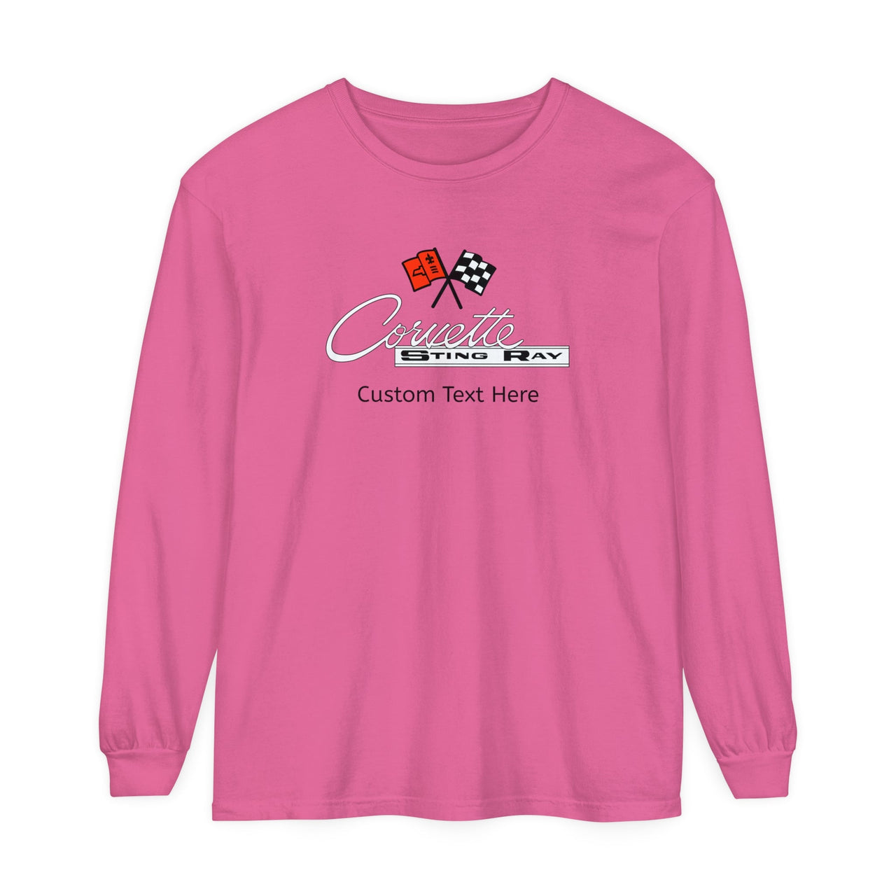 Personalized C2 Corvette Comfort Colors® Premium Long Sleeve T-Shirt, 100% Cotton