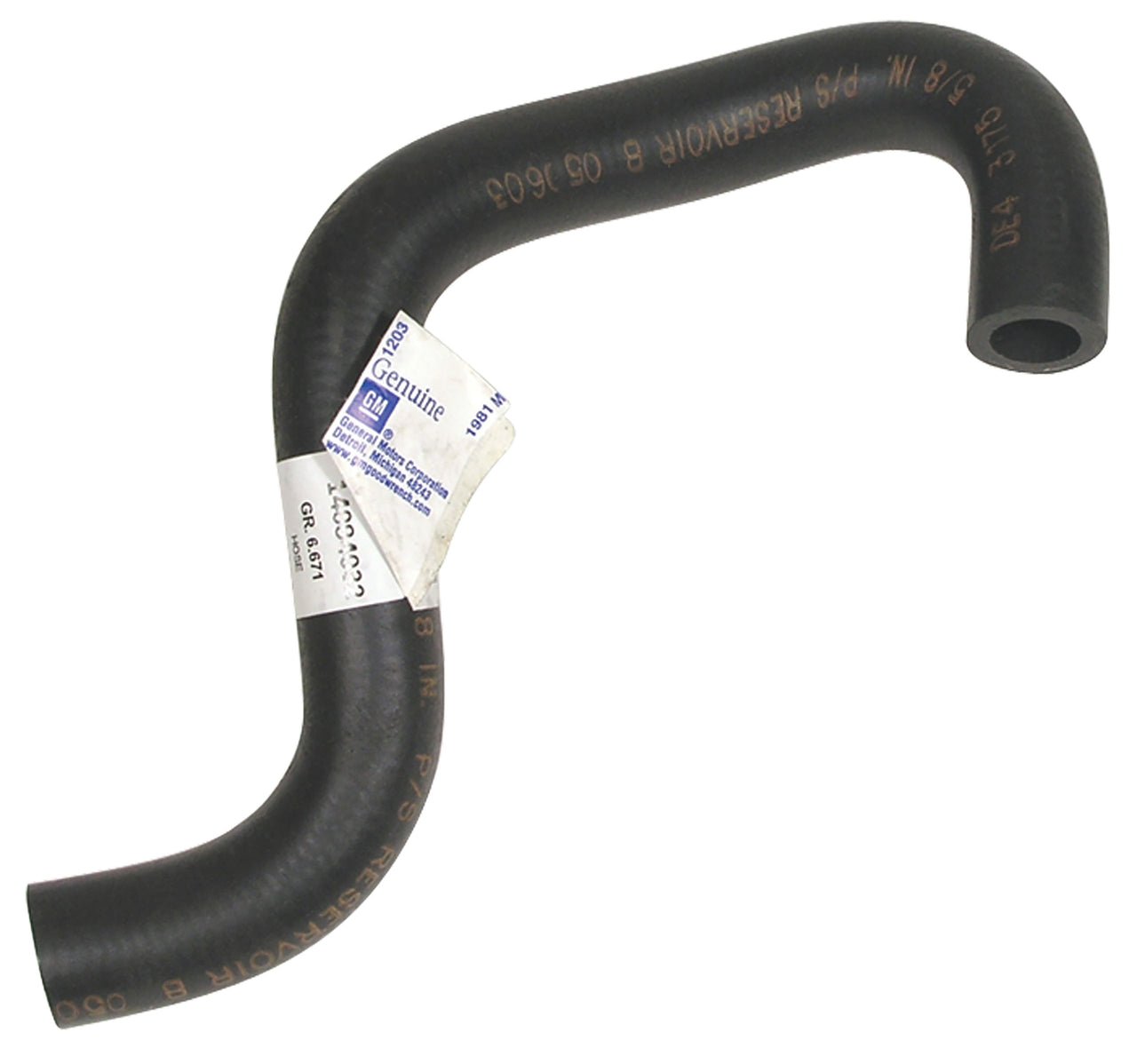 Power-Steering-Hose-Reservoir-To-Pump-30703-Corvette-Store-Online