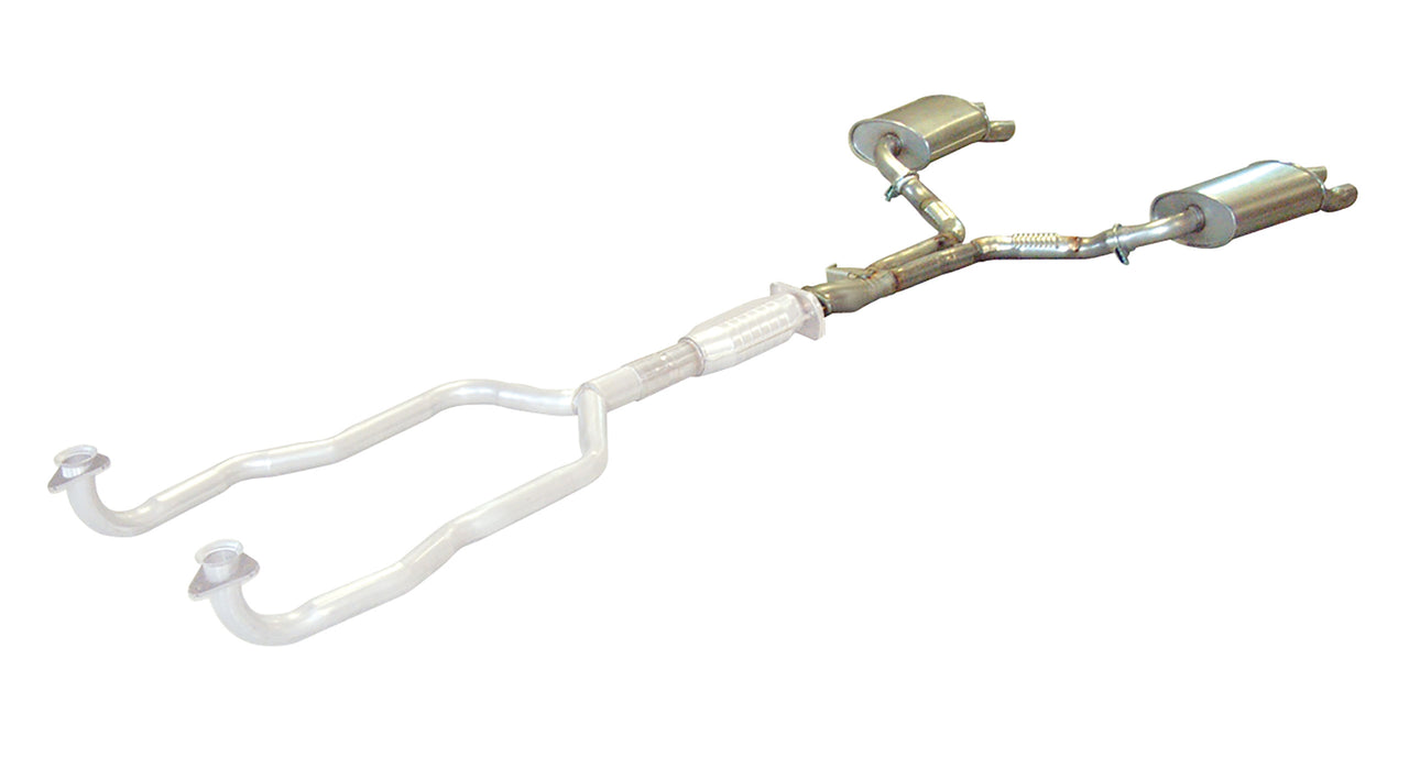 Exhaust-System---Cat-Back-W/Rear-Y-Pipe-W/Crossover-&-Reproduction-Mufflers-31630-Corvette-Store-Online
