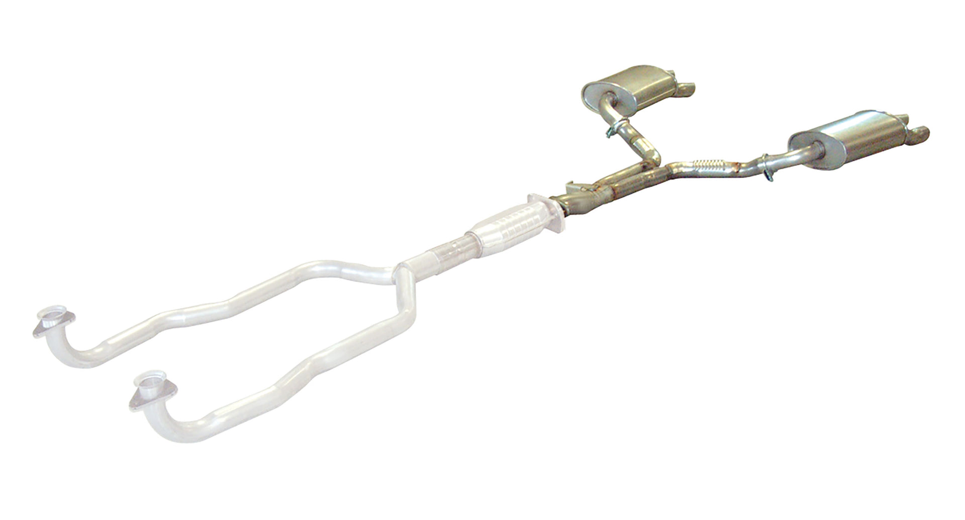 Exhaust-System---Cat-Back-W/Rear-Y-Pipe-W/Crossover-&-Reproduction-Mufflers-31630-Corvette-Store-Online