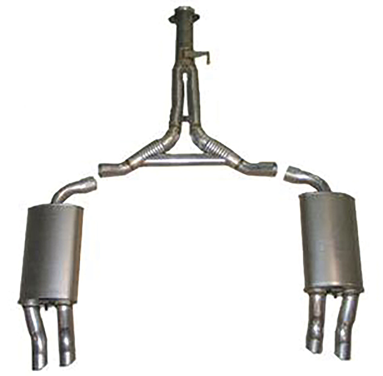 Exhaust-System---Cat-Back-W/Rear-Y-Pipe-W/Crossover-&-Reproduction-Mufflers-31632-Corvette-Store-Online