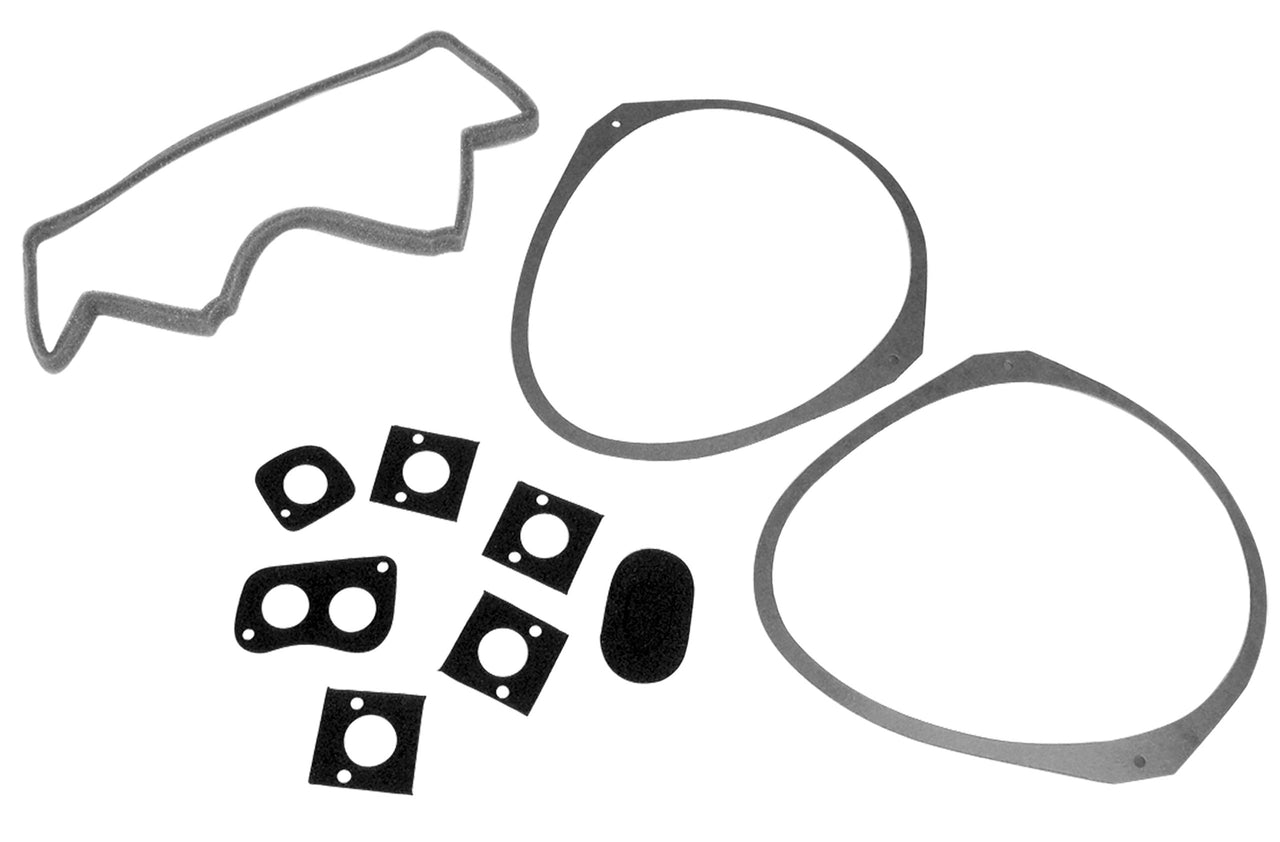 1968-1977 Corvette Dash Gauge Seal Kit 9 Piece-33827-Corvette-Store-Online