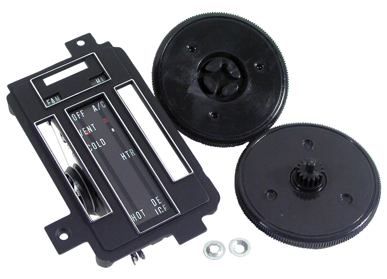 1968-1968 Corvette Heater/Air Conditioning Control Faceplate Kit W/Air Conditioning-33853-Corvette-Store-Online