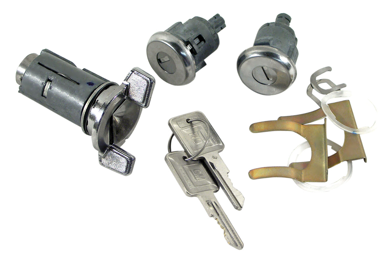 1979-1982 Corvette Lock Set Ignition/Doors W/Electric Locks-33933-Corvette-Store-Online