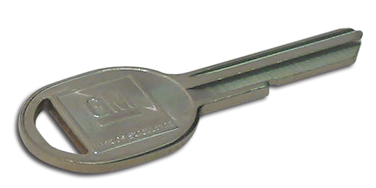 1970-1982 Corvette Key Blank. Oval K (70,74,78,82) - CA-33938-Corvette-Store-Online
