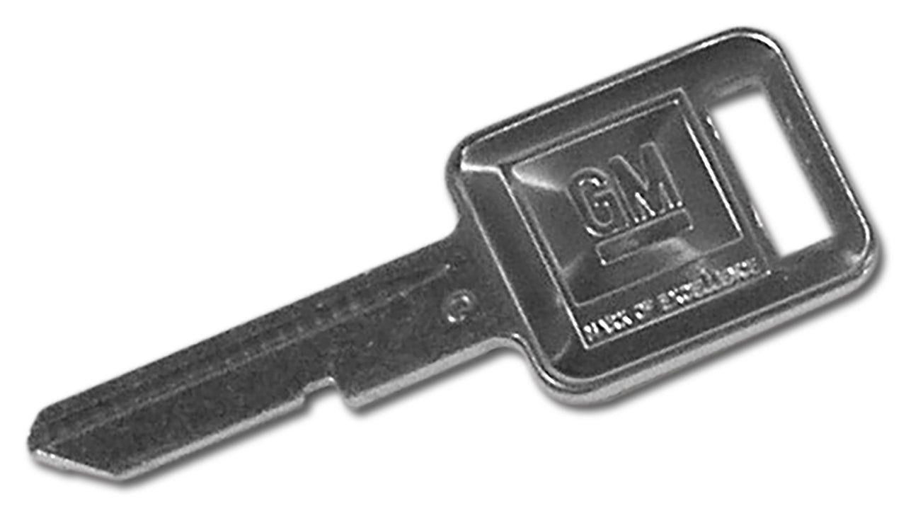 1972-1980 Corvette Key Blank. Square C (72,76,80) - CA-33941-Corvette-Store-Online