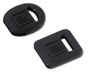 1969-1996 Corvette Key Head Covers. Black - Square & Oval - CA-33943-Corvette-Store-Online