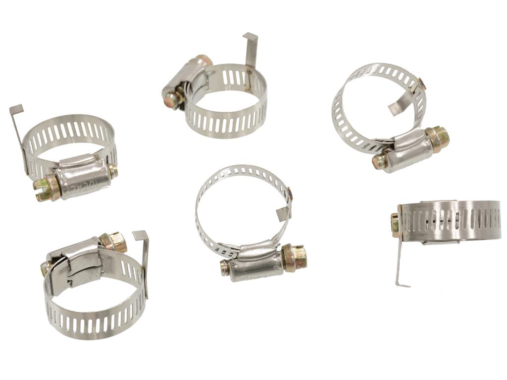 1968-1968 Corvette Air Conditioning Freon Hose Clamps 6 Piece Set-34590-Corvette-Store-Online