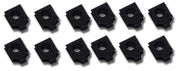 1963-1967 Corvette Rocker Panel Support U-Nuts. 12 Piece Set - CA-34701-Corvette-Store-Online