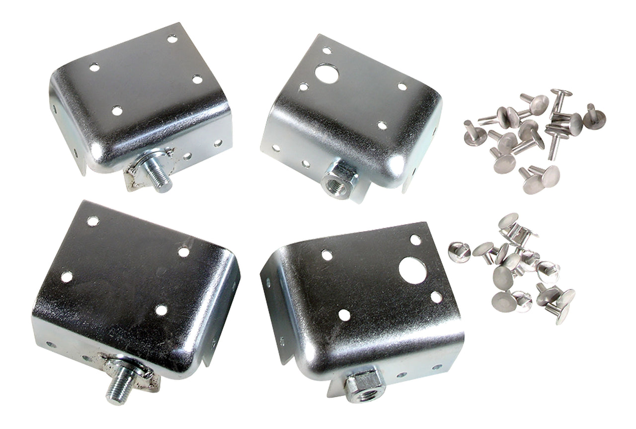 1965-1967 Corvette Seat Belt Corner Reinforcements 4 Piece Set-34778-Corvette-Store-Online