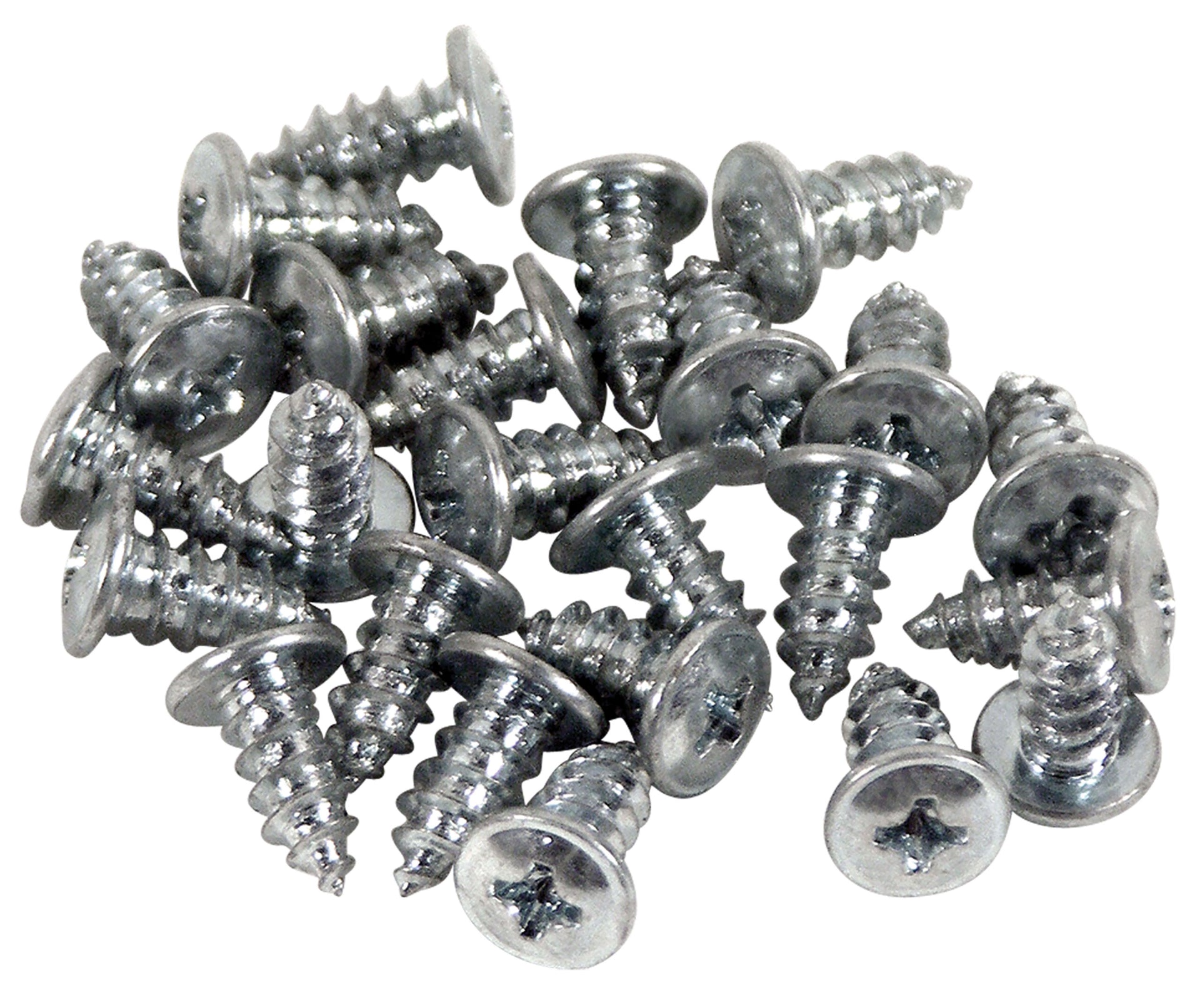 1964-1967 Corvette Rear Window Molding Clip Screws. Coupe 24 Piece - CA-34986-Corvette-Store-Online