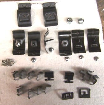 1963-1963 Corvette Windshield Molding Clip & Screw Set Convertible-34989-Corvette-Store-Online