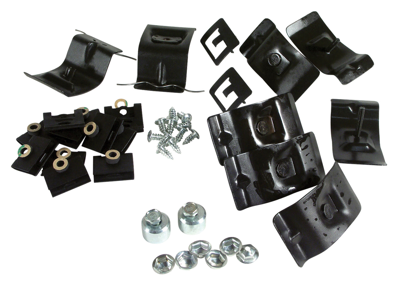 1964-1967 Corvette Windshield Molding Clip & Screw Set Convertible-34990-Corvette-Store-Online