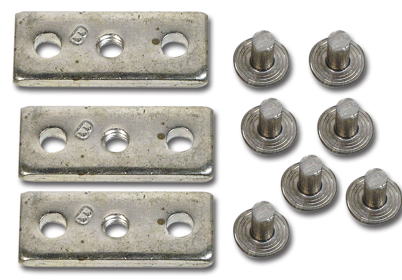 1964-1965 Corvette Power Vent Motor Mount Stud Plates-35062-Corvette-Store-Online