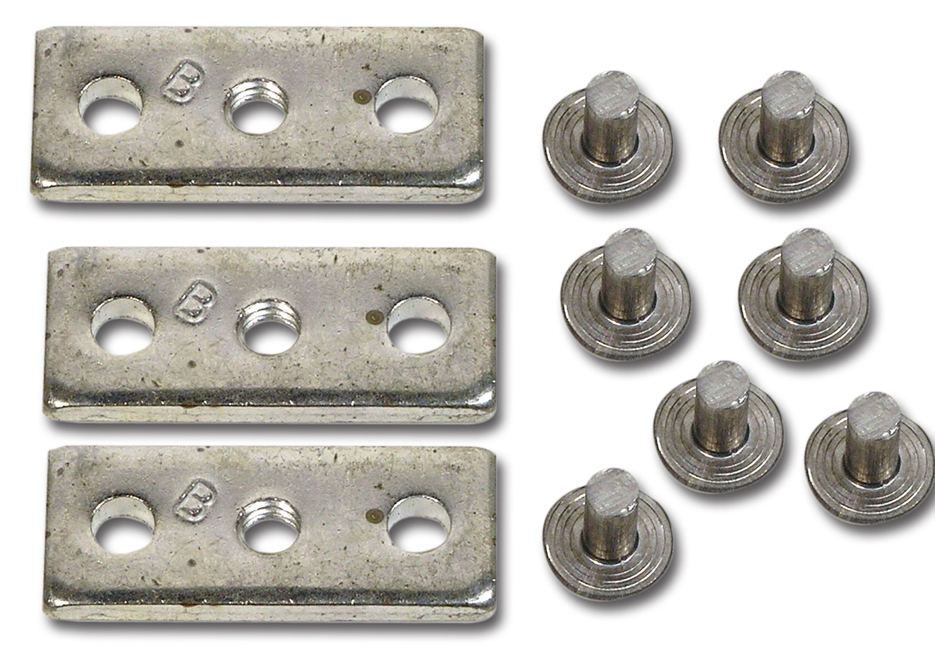 1964-1965 Corvette Power Vent Motor Mount Stud Plates-35062-Corvette-Store-Online