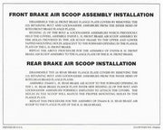 1958-1962 Corvette Decal Heavy Duty Brakes Instruction-35389-Corvette-Store-Online