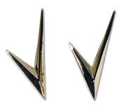 1955-1955 Corvette Emblems Side Script Gold V's-35447-Corvette-Store-Online