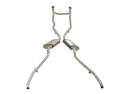 1956-1958 Corvette Exhaust System - High Horsepower W/Crossover Oval Mufflers-35492-Corvette-Store-Online