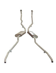 1959-1960 Corvette Exhaust System - Low Horsepower 1X4 Oval Mufflers-35493-Corvette-Store-Online