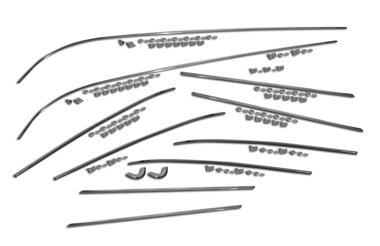 1958-1961 Corvette Side Moldings Car Set 10 Piece-35506-Corvette-Store-Online