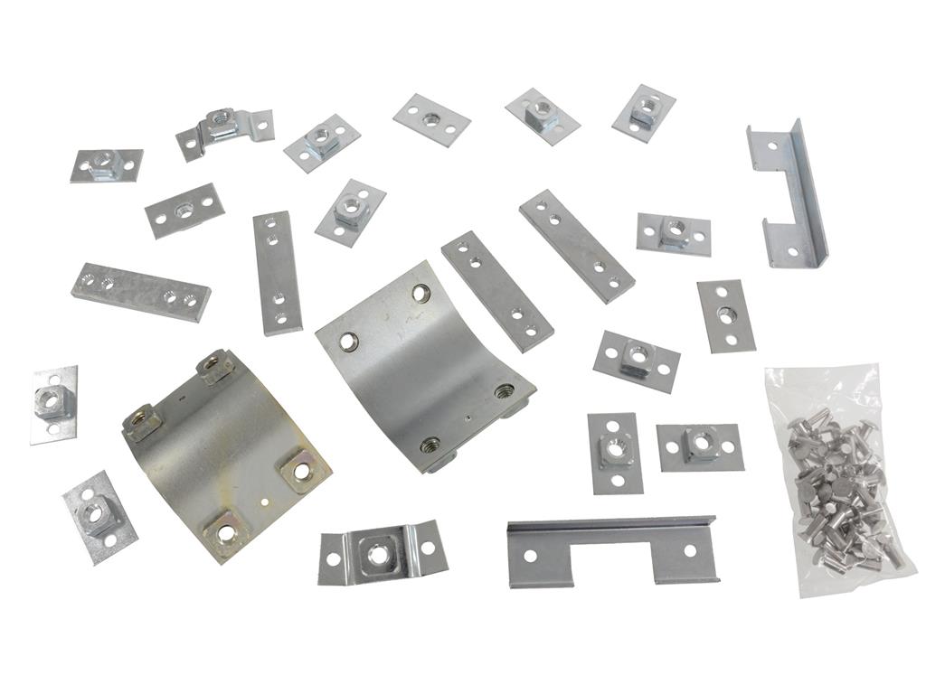 1956-1960 Corvette Underbody Retainer Plates 22 Piece Set-35516-Corvette-Store-Online