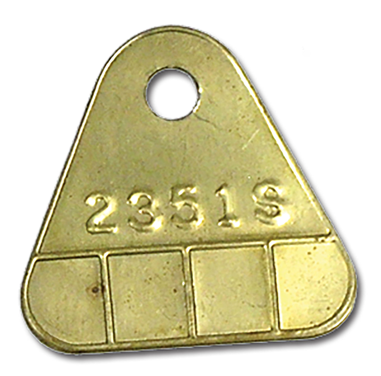 1955-1955 Corvette Carburetor Id Tag. 2351S - CA-35520-Corvette-Store-Online