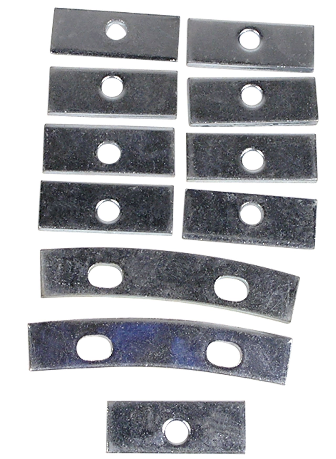 1953-1957 Corvette Grille Oval Mount Retainer Plates 11 Piece-35572-Corvette-Store-Online