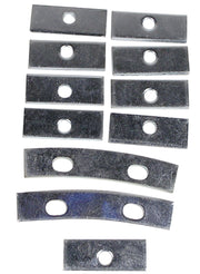 1953-1957 Corvette Grille Oval Mount Retainer Plates 11 Piece-35572-Corvette-Store-Online