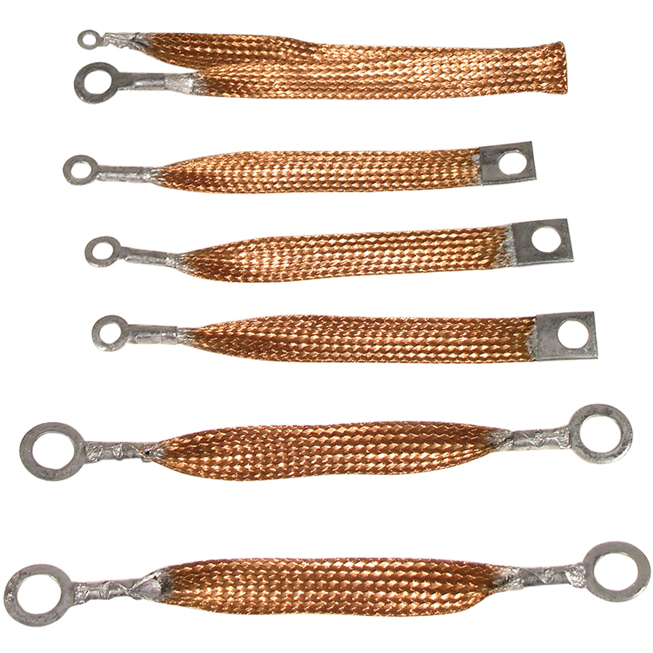 1956-1961 Corvette Radio Ground Straps 8 Piece Set-35658-Corvette-Store-Online