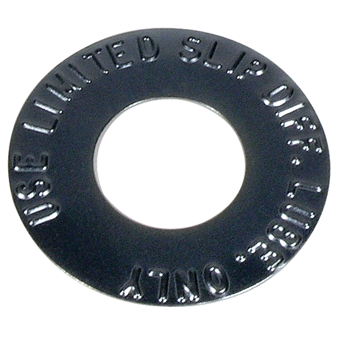 1957-1962 Corvette Rear End Tag. Limited Slip-Metal - CA