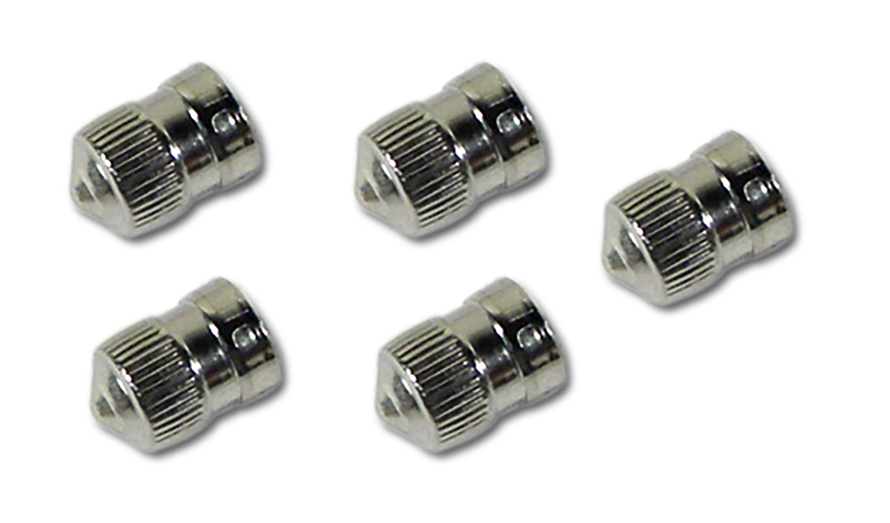 1953-1962 Corvette Valve Stem Caps. Metal- 5 Piece Set - CA-35794-Corvette-Store-Online