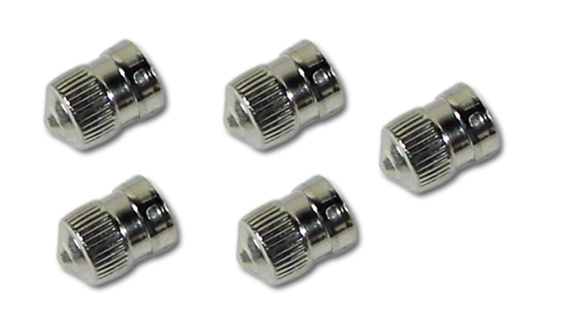 1953-1962 Corvette Valve Stem Caps. Metal- 5 Piece Set - CA-35794-Corvette-Store-Online